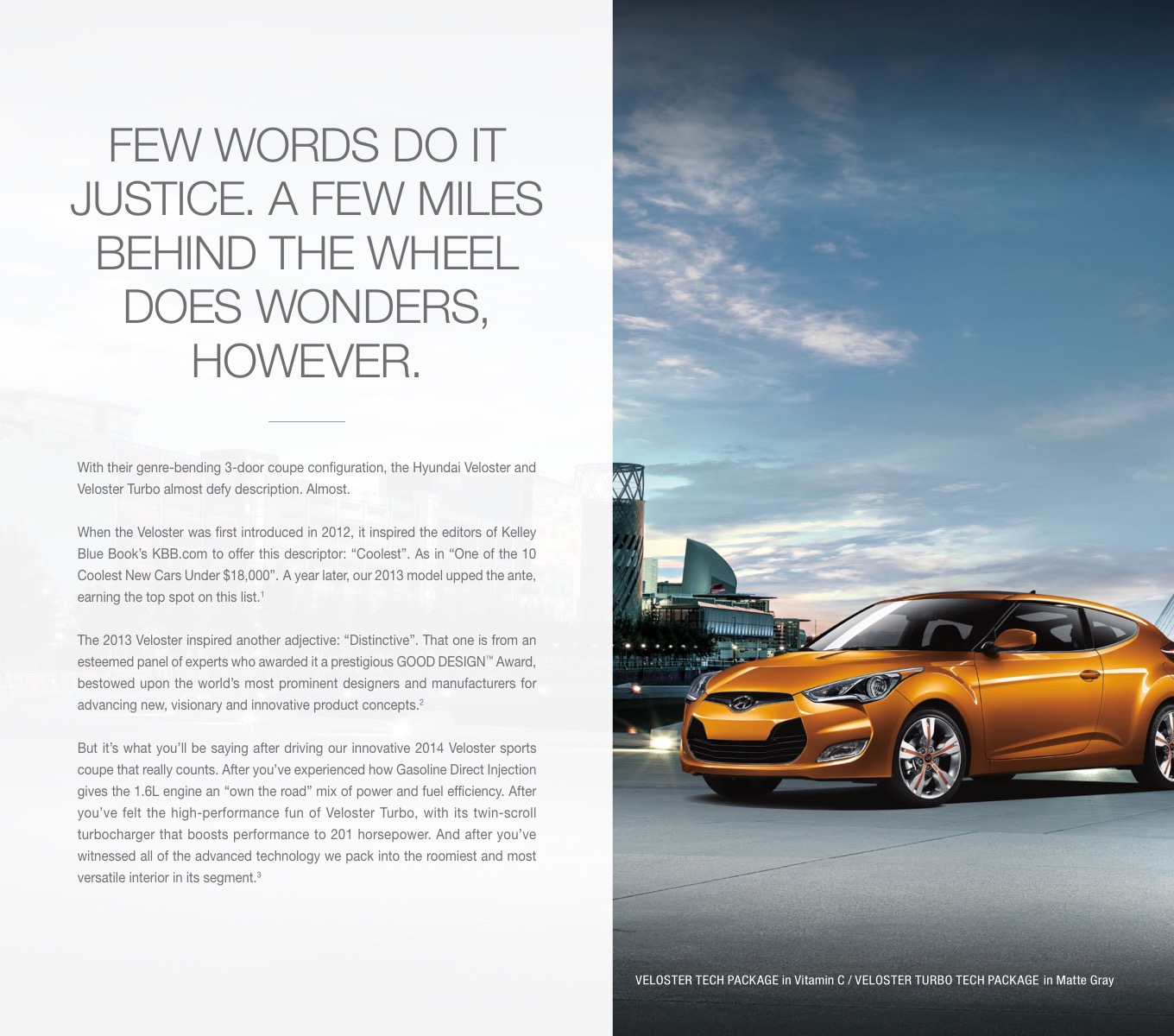 2014 Hyundai Veloster Brochure Page 8